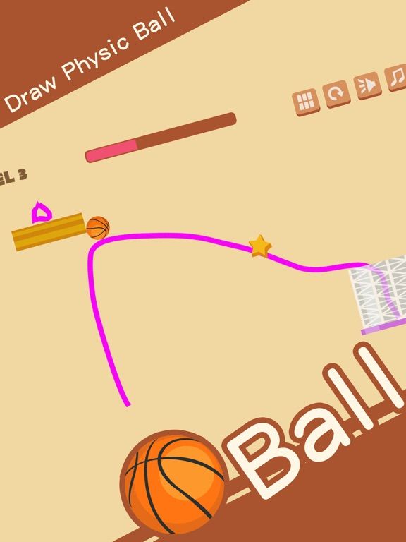 Draw Physic Ball game screenshot