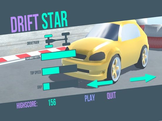Drift star game screenshot
