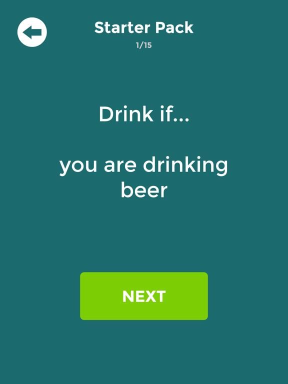 Drink If: Buzzed Drinking Game App Screenshot