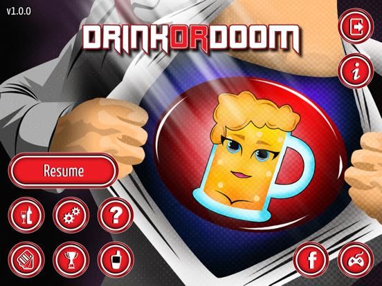 Drink or Doom: Comic Book Drinking Game game screenshot