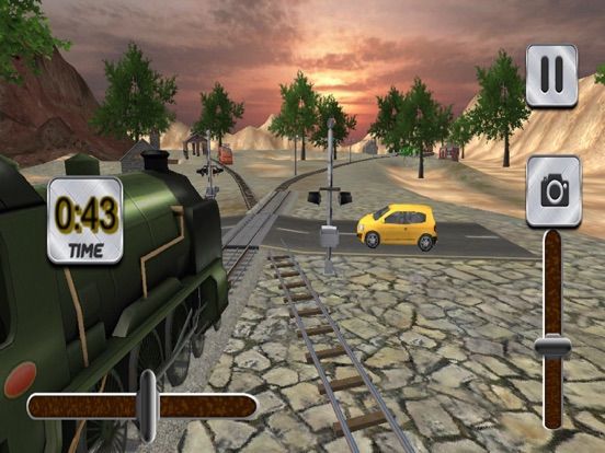 Drive Passenger Rail In Desert App Screenshot