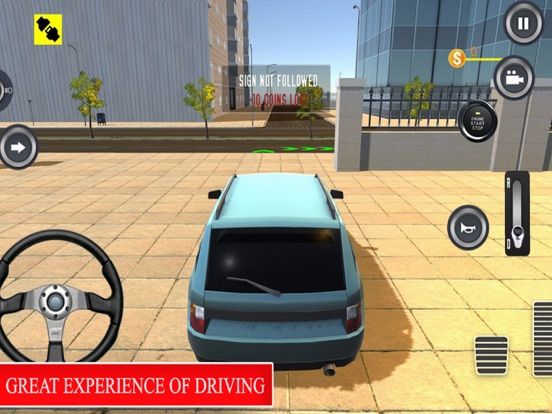 Driving Prado Around City game screenshot