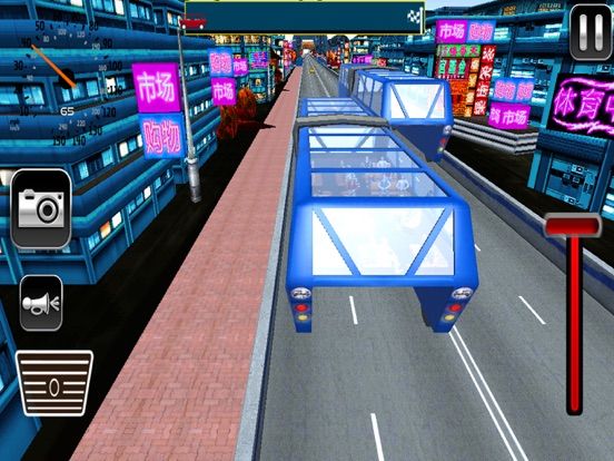 Driving School Elevated Bus 3D game screenshot