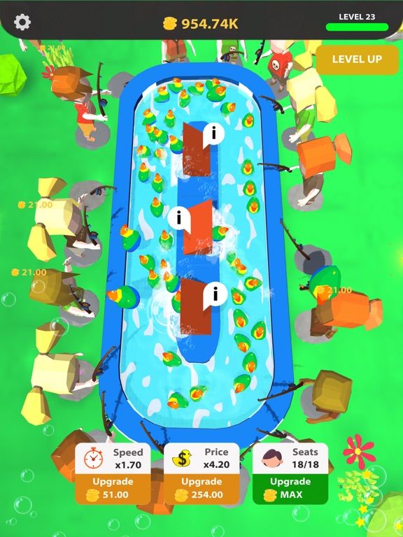 Duck Pond Idle App Screenshot