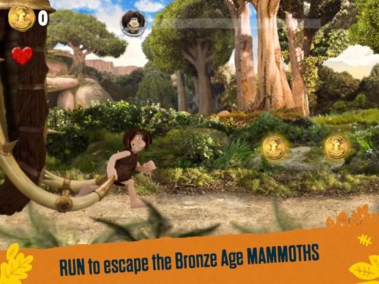Early Man Run game screenshot