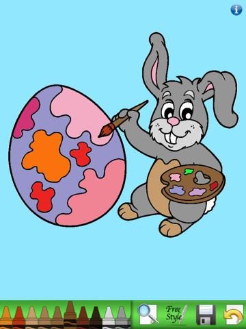 Easter Egg Coloring Book game screenshot