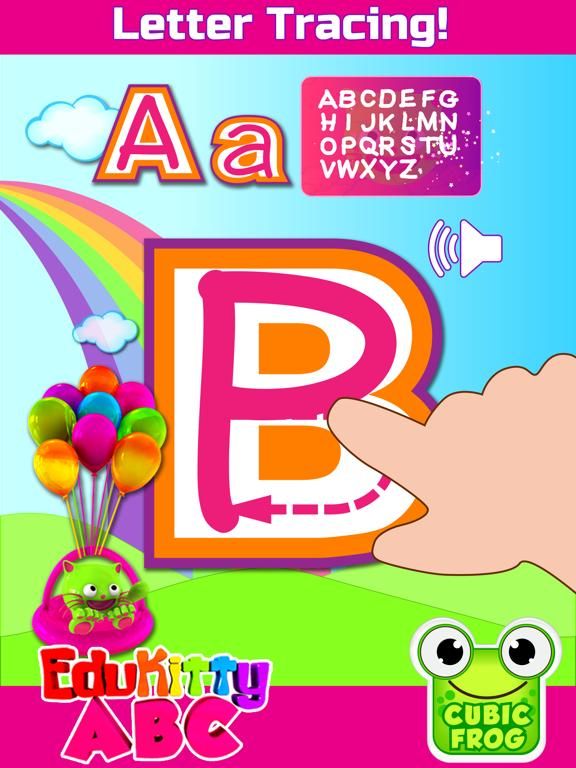 EduKitty ABC Letter Quiz-Alphabet Learning Games, Flash Cards and Tracing for Preschoolers and Toddlers game screenshot