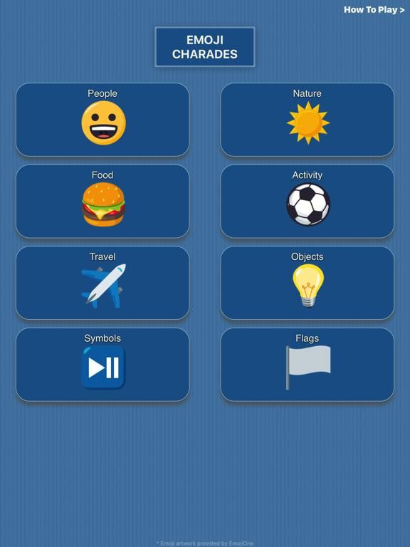Emoji Charades! App Screenshot
