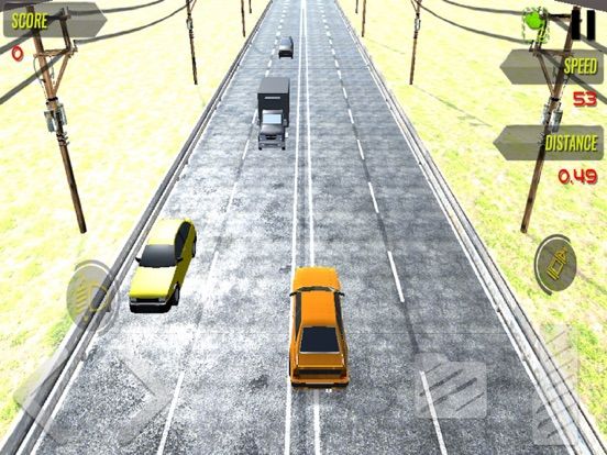 Endless Turbo Car Racing App Screenshot