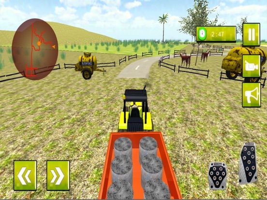 Euro Farm Tractor Driving game game screenshot