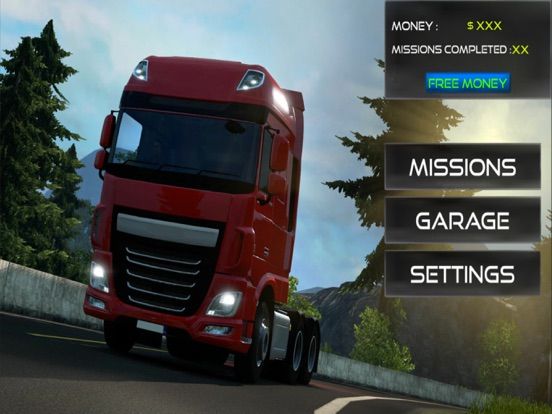 Euro Truck Driving Simulator 2017 game screenshot