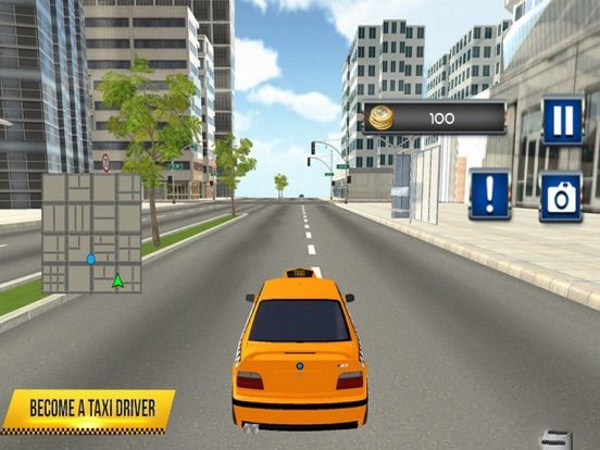 Exciting Taxi NY Cab game screenshot