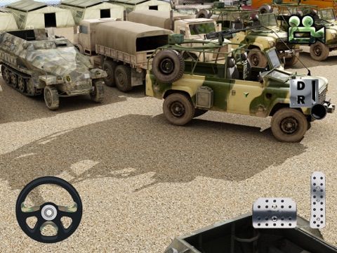Extreme Army Humvee Parking 3D game screenshot