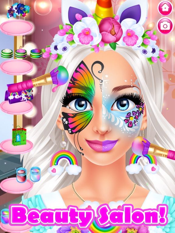 Face Paint Party Salon game screenshot
