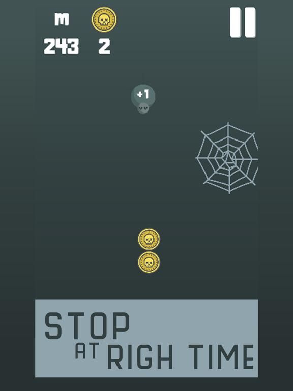 Falling Spider Plus game screenshot