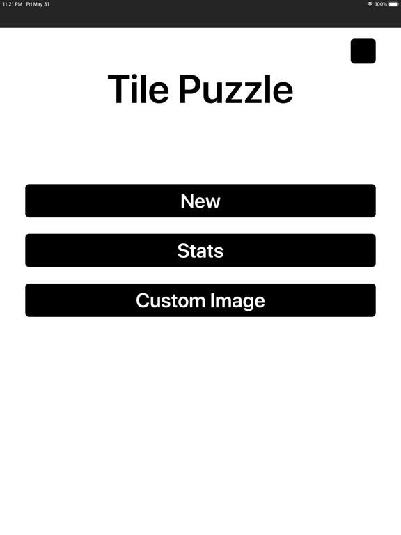 Fancy Tile Puzzle App Screenshot