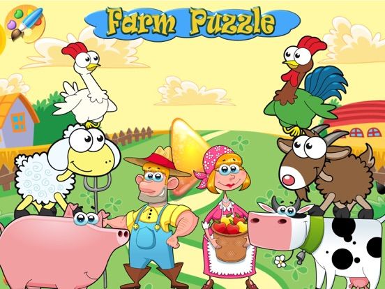 Farm Animal Puzzles game screenshot