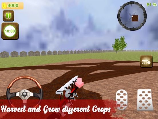 Farming Simulator 2017-Blocky Plow Harvester game screenshot