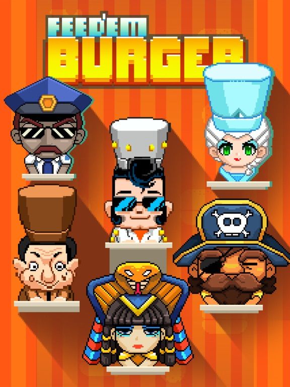 Feed’em Burger game screenshot