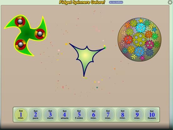 Fidget Spinners Galore! App Screenshot
