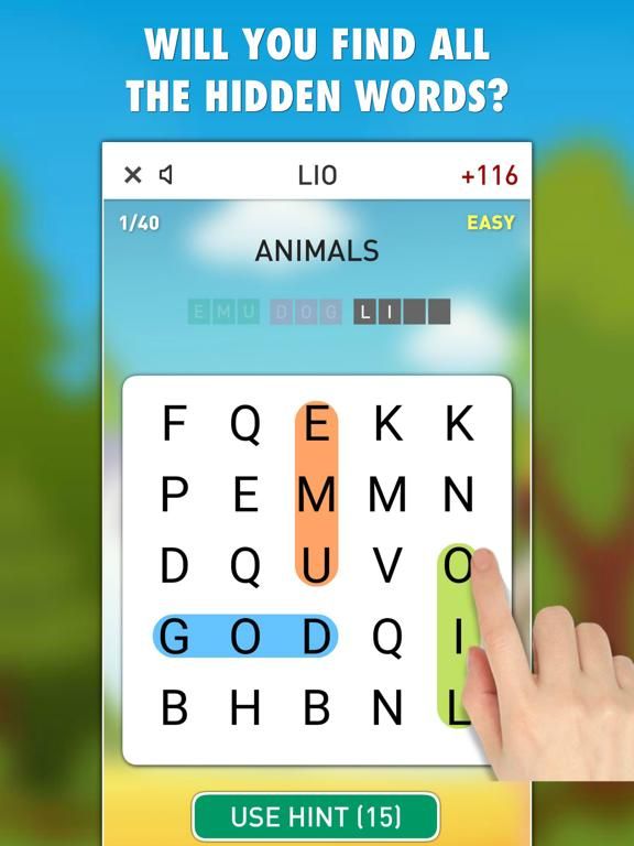 Find Those Words PRO App Screenshot