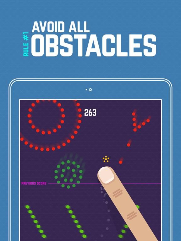 Finger Hero : Avoid obstacles game screenshot