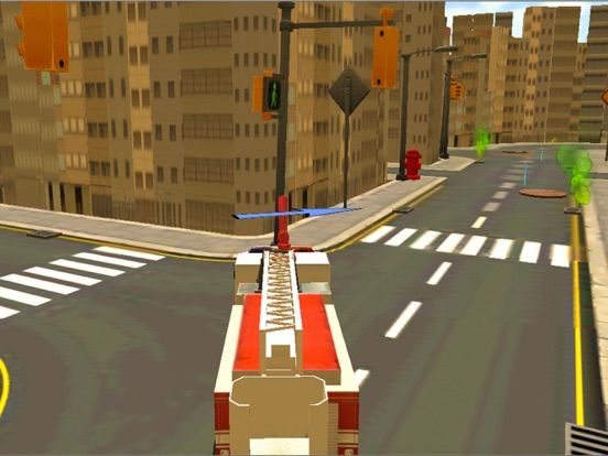 Fire Brigade Truck Simulator 2016 game screenshot