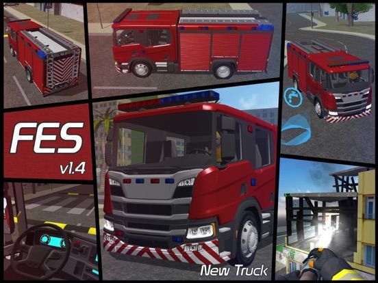 Fire Engine Simulator game screenshot