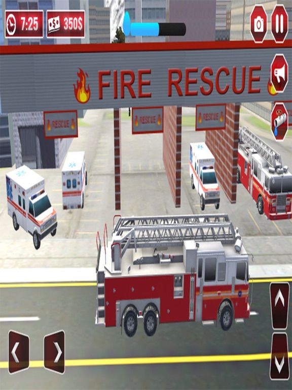 Fire Truck Rescue Sim 3D game screenshot