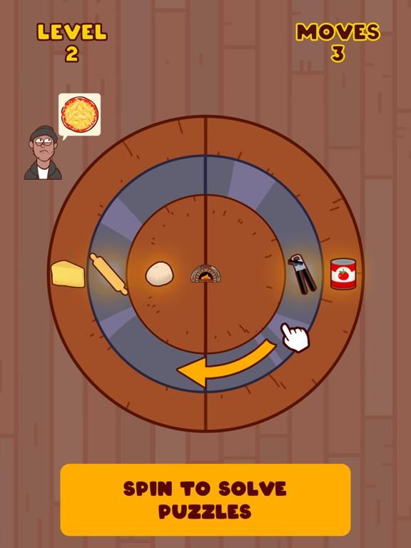 Fireside Merge and Craft Pizza game screenshot