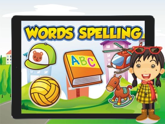 First Words Spelling Flashcard App Screenshot