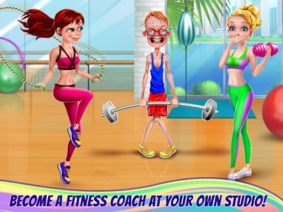 Fitness Girl game screenshot