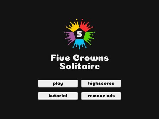 Five Crowns Solitaire game screenshot