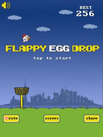 Flappy Egg Drop Free Fall game screenshot