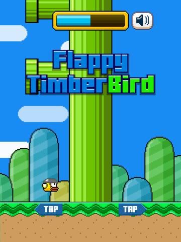 Flappy TimberBird game screenshot
