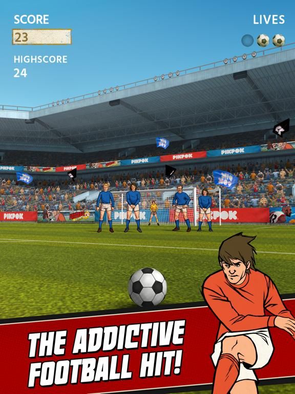 Flick Kick Football Kickoff game screenshot