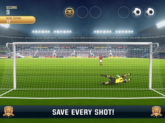 Flick Kick Goalkeeper game screenshot