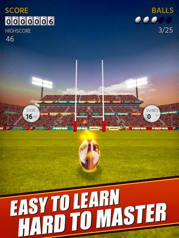 Flick Kick Rugby game screenshot
