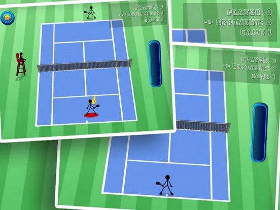 Flick Tenis Play game screenshot