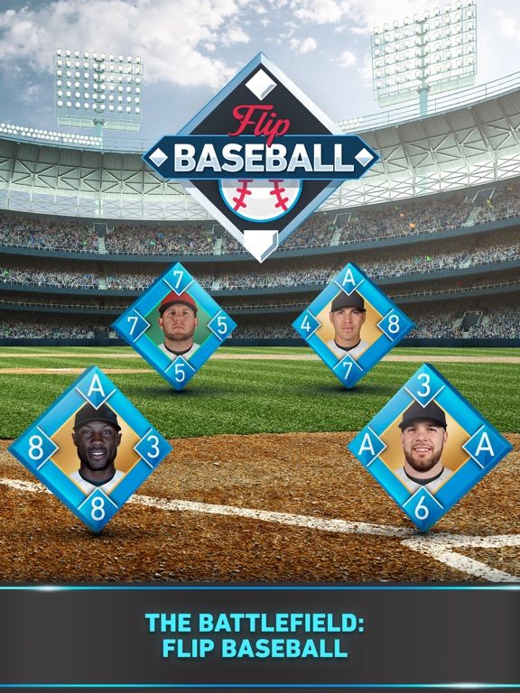 Flip Baseball: official MLB Player Asociation strategy card game game screenshot
