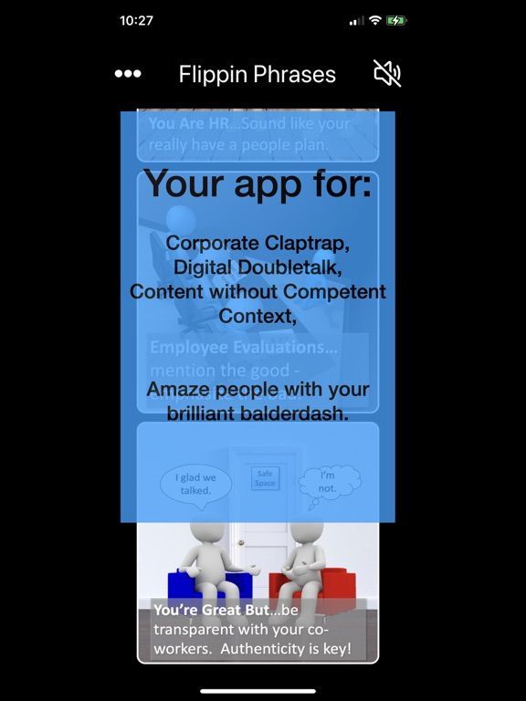 Flippin Phrases App Screenshot