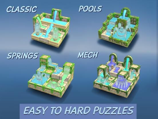 Flow Water Fountain 3D Puzzle App Screenshot