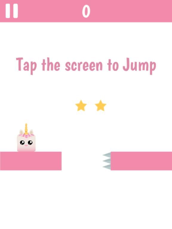 Flower Unicorn Cake Jumper game screenshot