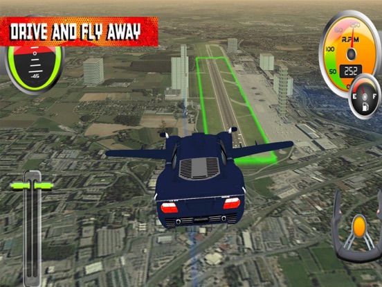 Flying Car: City Driving Sim game screenshot