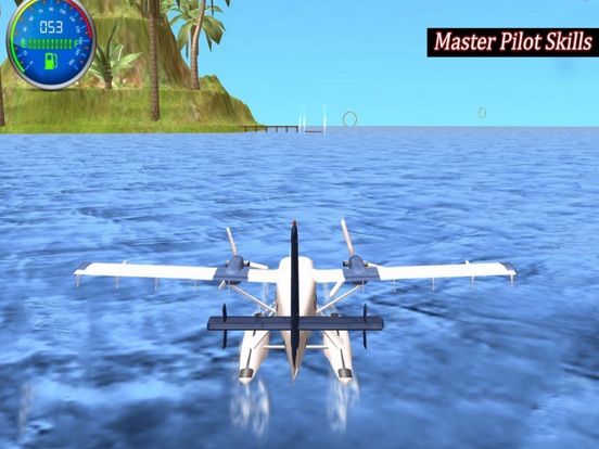 Flying Sea Stunts 3D game screenshot