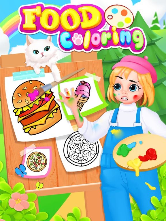 Food Coloring game screenshot