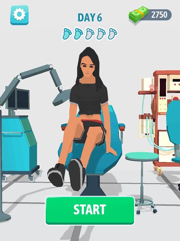 Foot Clinic game screenshot