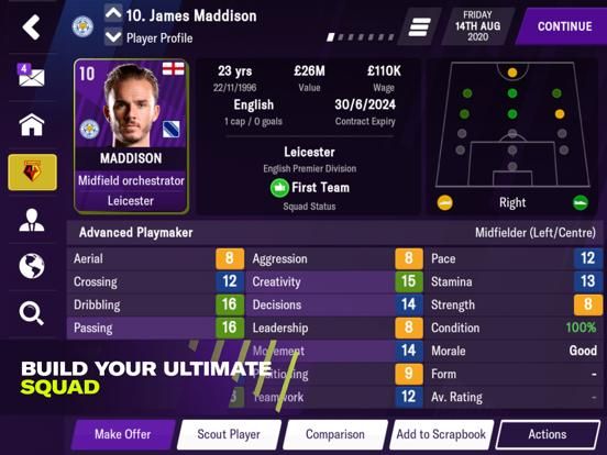Football Manager 2021 Mobile App Screenshot