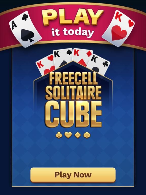 Freecell Solitaire Cube game screenshot