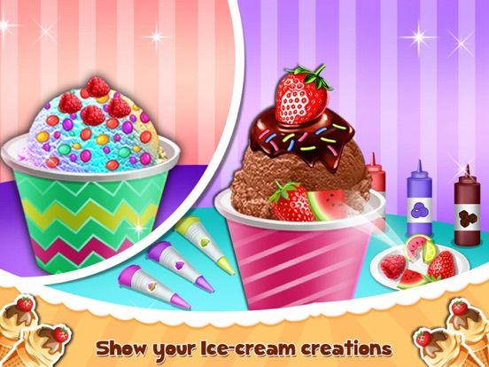 Frozen Ice Cream Sundae Recipe App Screenshot